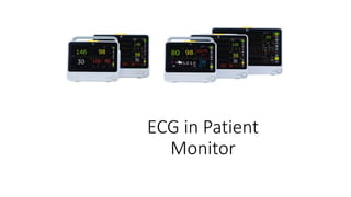 ECG in Patient
Monitor
 