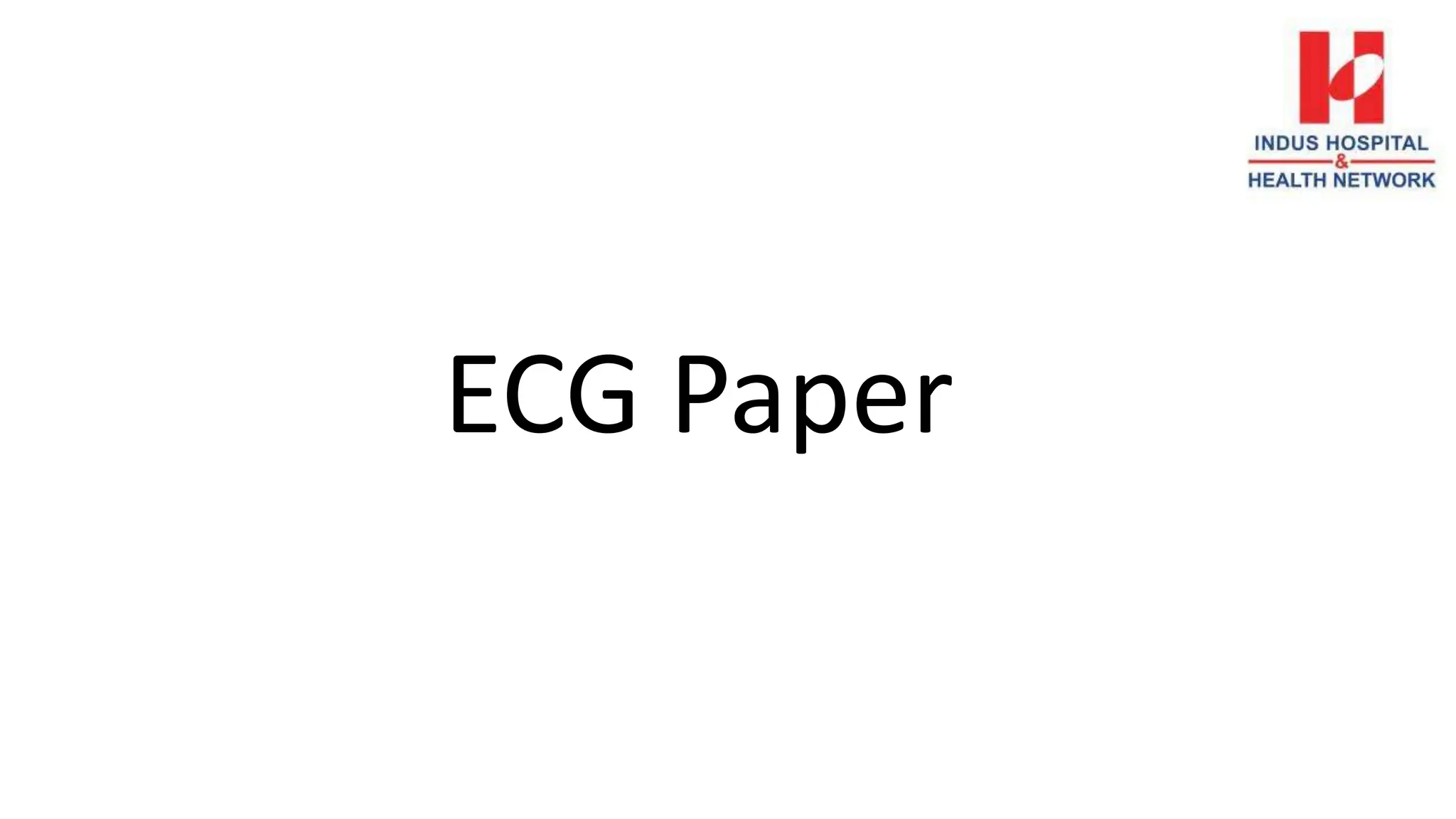 ECG Paper
 