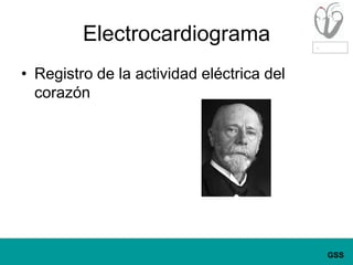 ElectrocardiogramaRegistro de la actividad eléctrica del corazón