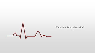 Where is atrial repolarization?
 