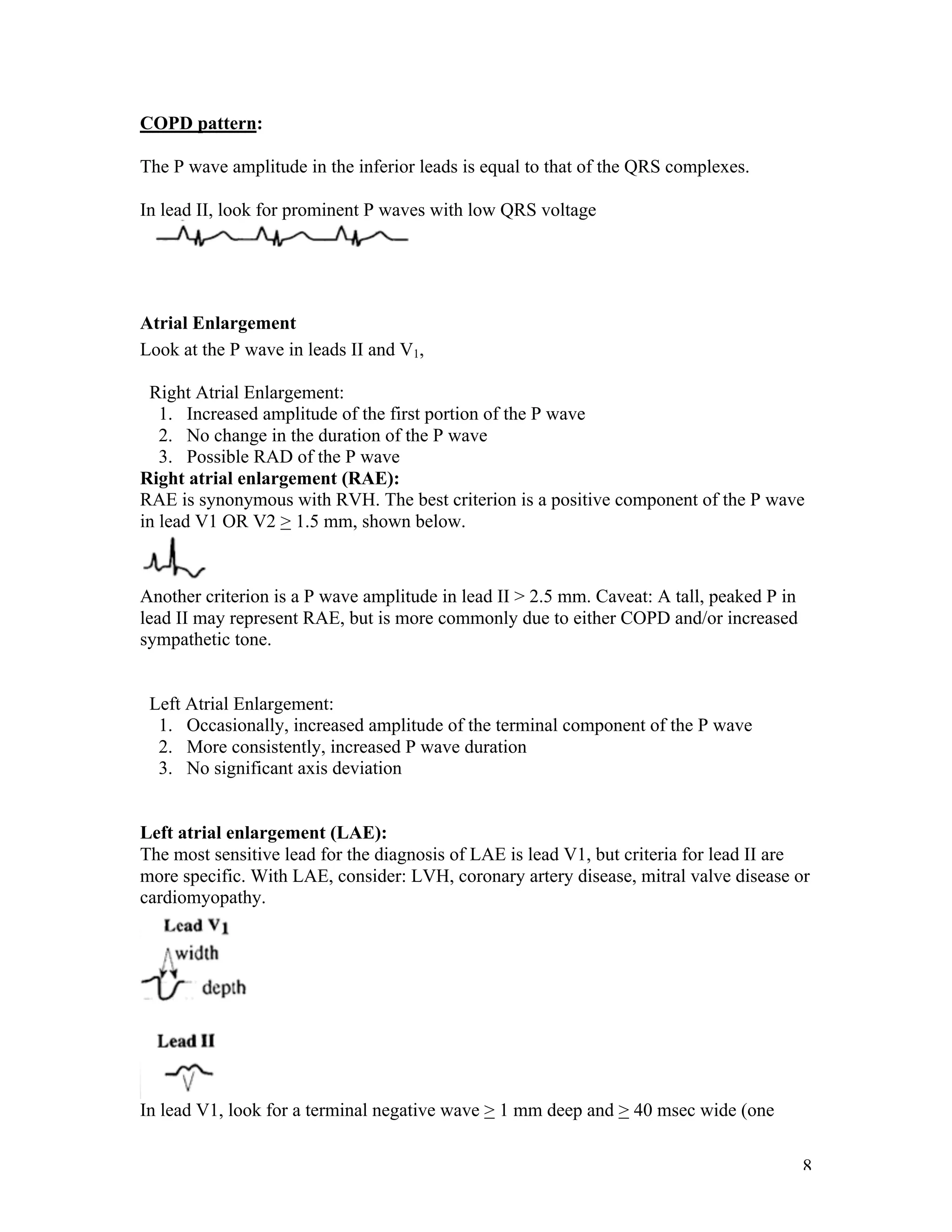 Ecg ecg abnormalities | PDF