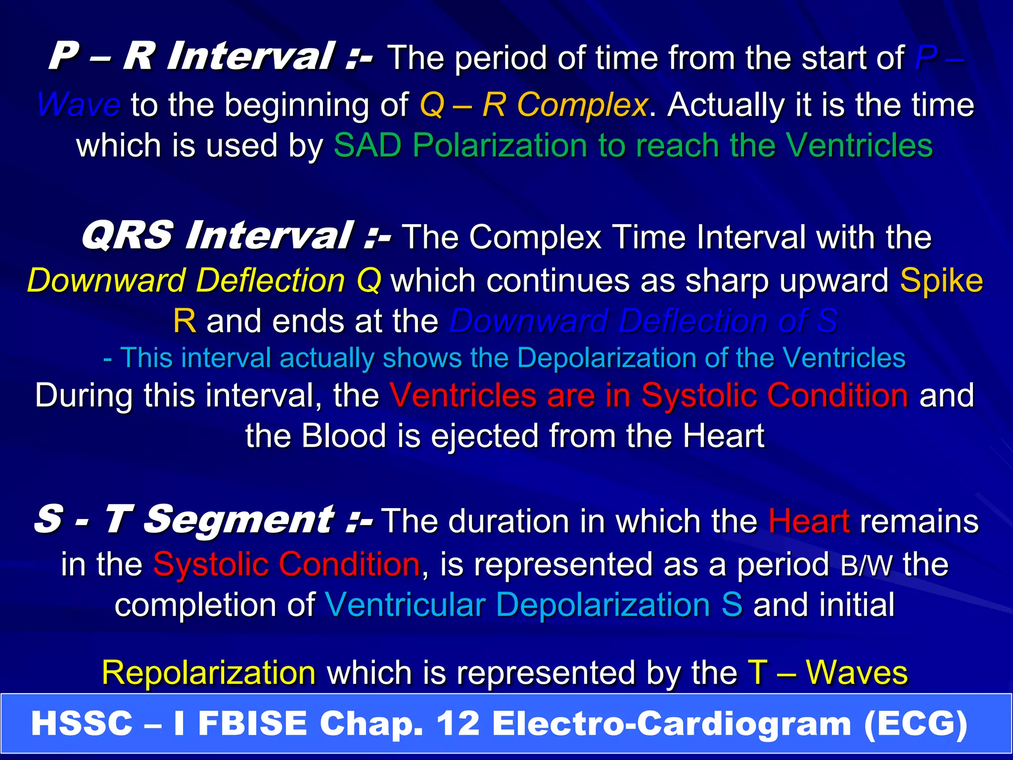 ECG FBISE HSSC-I Chap. 12 XI - Biology | PPT
