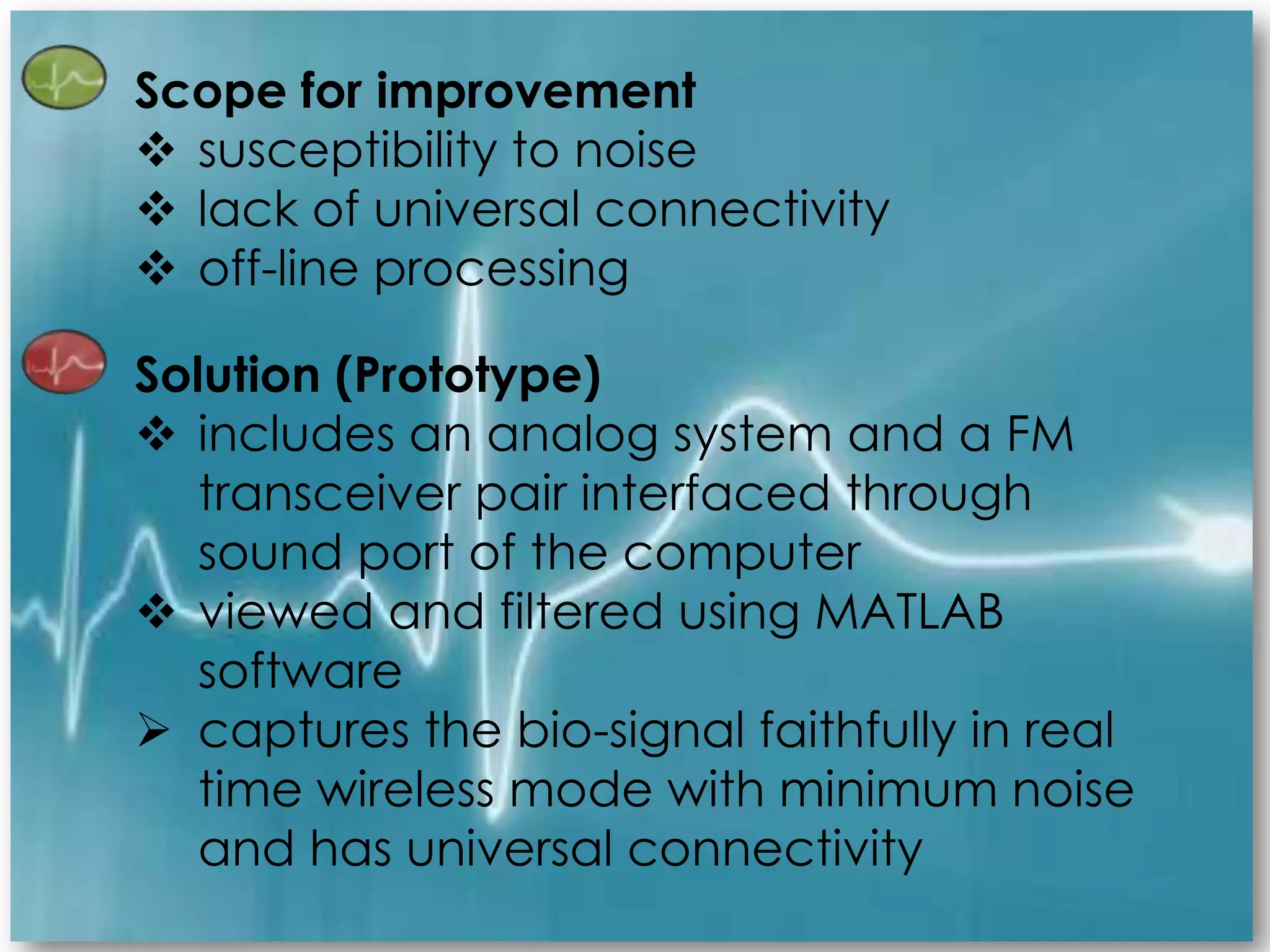 Ecg Signal Processing | PPTX
