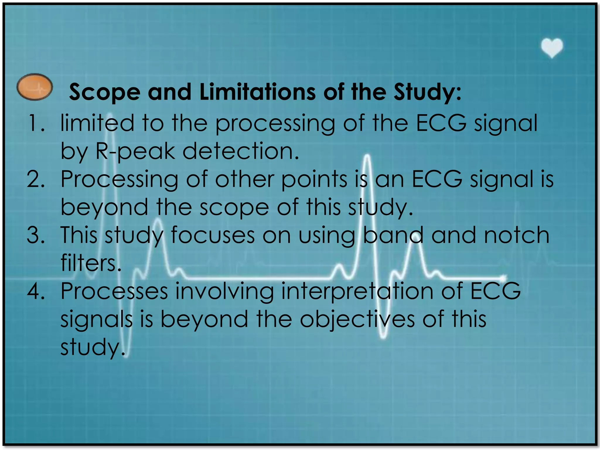 Ecg Signal Processing | PPTX