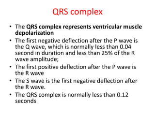 Downward Deflection ECG details- for Students | PDF