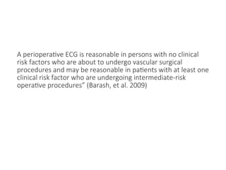 Ecg Operative Risk Comprehensive Guide to Intraoperative ECG Monitoring and Cardiac ...