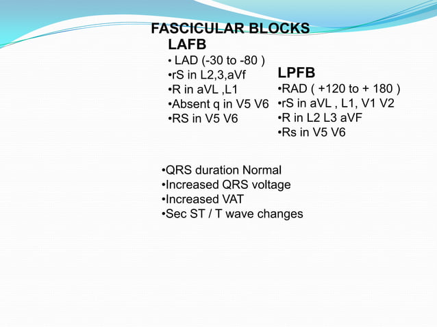 ECG: Trifascicular Block | PPTX