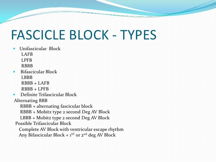 ECG Trifascicular Block