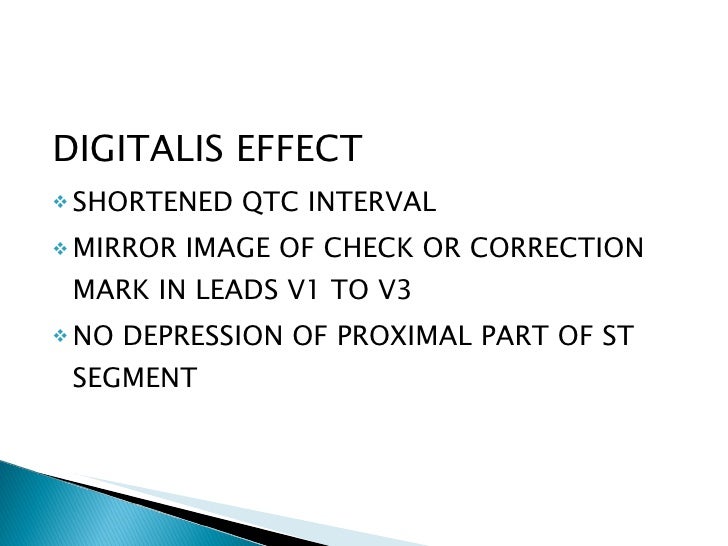 ECG Digitalis Effect