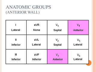 ANATOMIC GROUPS
(ANTERIOR WALL)
 