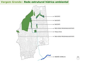 Vargem Grande– Rede estrutural hídrica ambiental
 