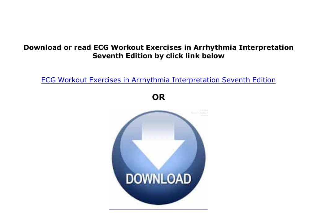 paperback_ library ECG Workout Exercises in Arrhythmia