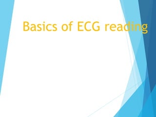 Basics of ECG reading
 