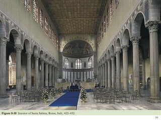 Figure 8-10  Interior of Santa Sabina, Rome, Italy, 422–432.  