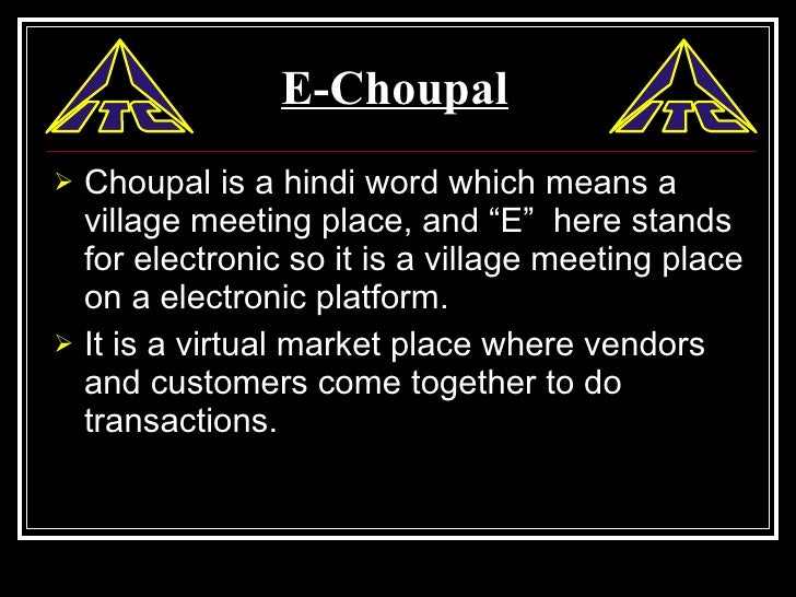 itc e choupal case study itc e choupal case study
