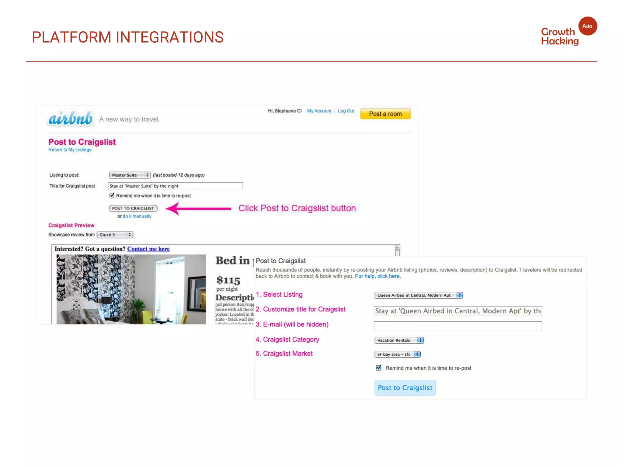 PLATFORM INTEGRATIONS
 