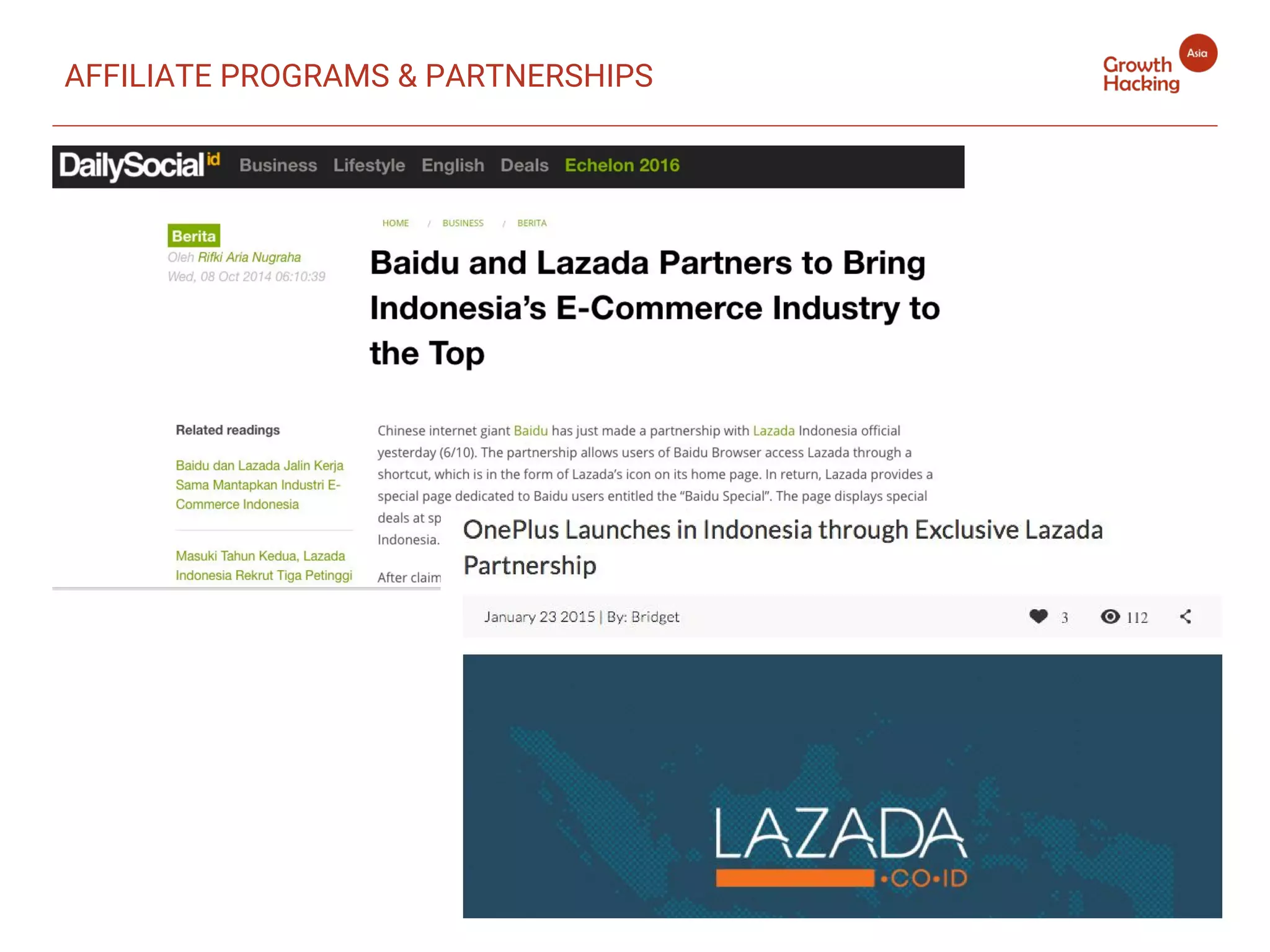 AFFILIATE PROGRAMS & PARTNERSHIPS
 