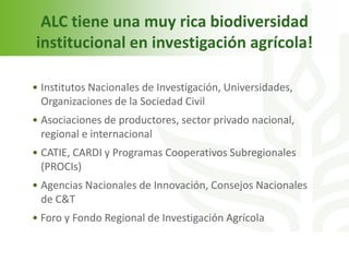 Echeverria cgiar iica octubre 2011 sjo 2