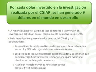 Echeverria cgiar iica octubre 2011 sjo 2