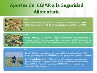 Echeverria cgiar iica octubre 2011 sjo 2