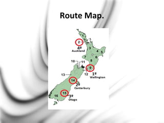 Route Map.
 