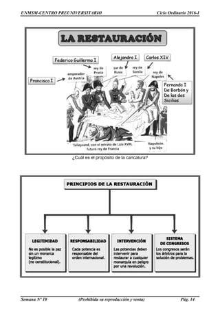 UNMSM-CENTRO PREUNIVERSITARIO Ciclo Ordinario 2016-I
Semana Nº 10 (Prohibida su reproducción y venta) Pág. 14
¿Cuál es el propósito de la caricatura?
 