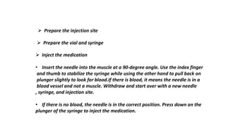 Echocardiography, CSF study, IV and IM injections | PPTX
