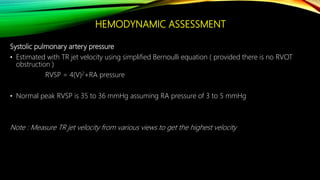 Normal Range Rvspecho Echo assesmentof rv function | PPTX