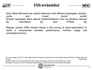 EchoBay: optimization of Echo State Networks under memory and time ...
