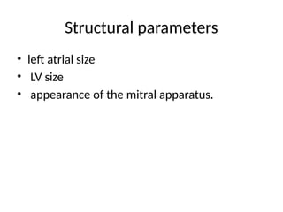 echocardiographic evaluation of mitral regurgitation pptx | PPTX