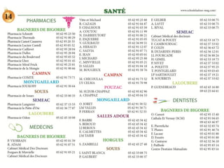 Echo de l'adour novembre   décembre