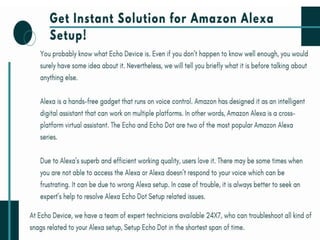 Echo Device Troubleshooting Tips