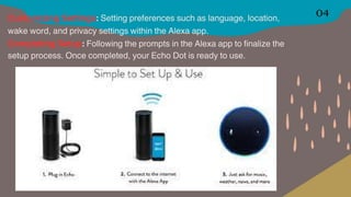 THE ECHO DOT SETUP & DOWNLOAD ALEXA APP | PPTX