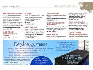 Echo du Bassin Août