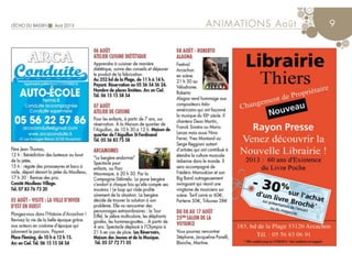 Echo du Bassin Août