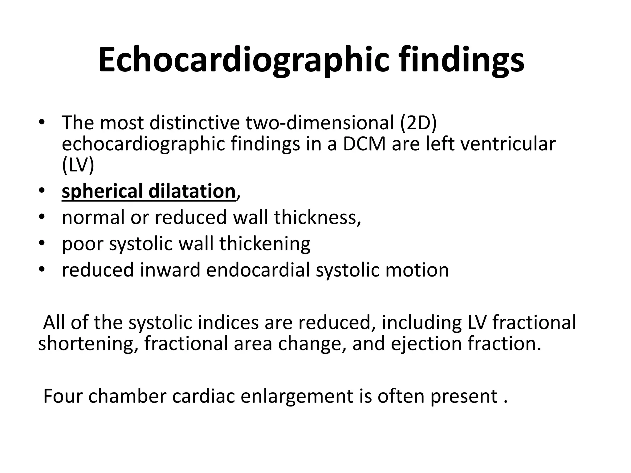 Echo in cardiomyopathies part 1 | PDF