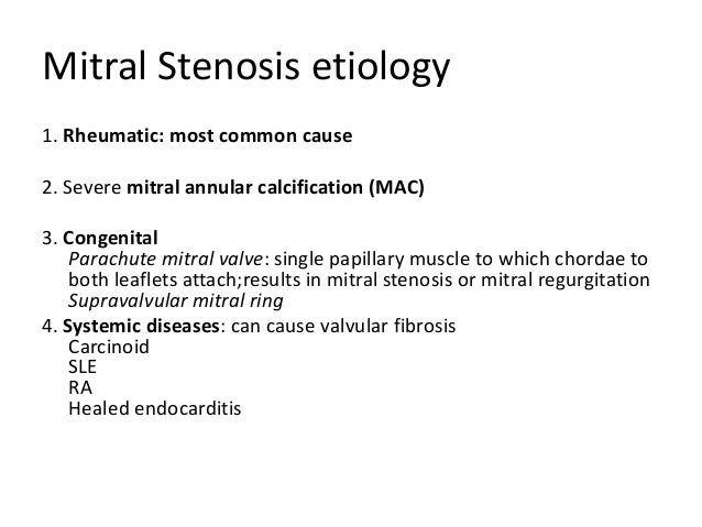 Echo Mitral Stenosis