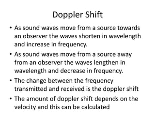 Echo Physics and Doppler 