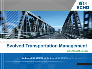 Evolved Transportation Management   ,[object Object]