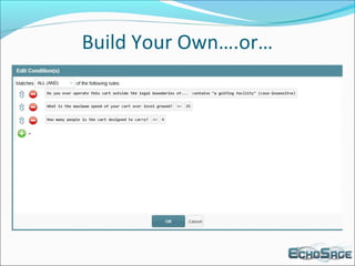 Build Your Own….or…
 