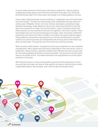 Access customers with Echosec Business Intelligence