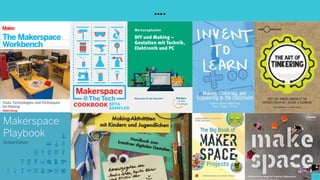 Making-Aktivitäten mit Kindern und Jugendlichen
Handbuch zum kreativen digitalen Gestalten
hrsg. von Sandra Schön, Martin Ebner und Kristin Narr
….
42
Werkzeugkasten
DIY und Making –
Gestalten mit Technik,
Elektronik und PC
Materialien für den Unterricht
Makerspace
Playbook
School Edition
 