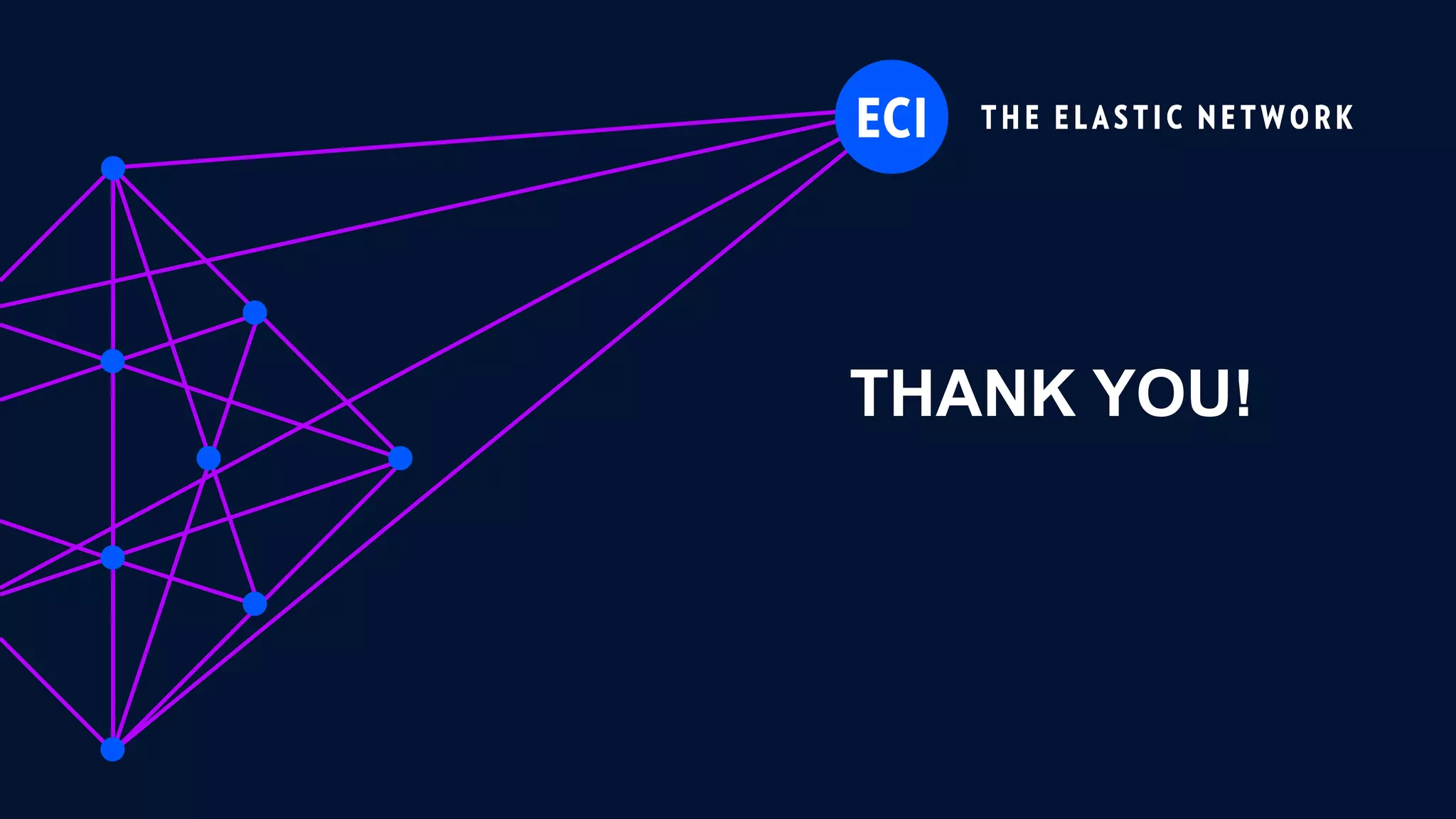 ECI Proprietary
THANK YOU!
 