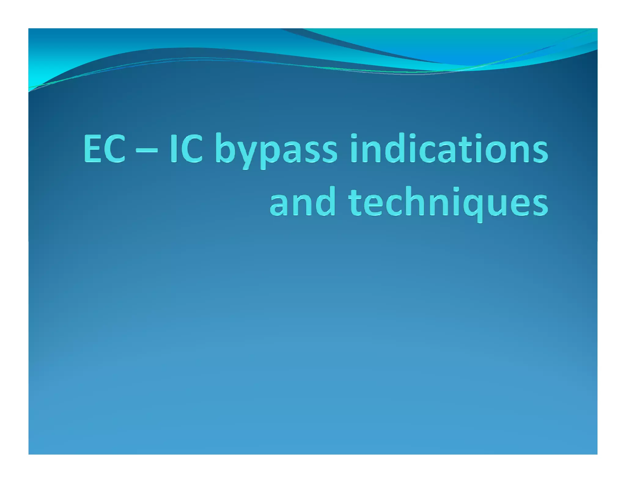 Skip Ic Ec ic bypass | PDF