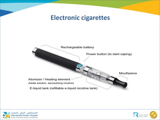 E cigarettes vaping and vaping induced lung injury EVALI | PPTX