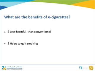 E cigarettes vaping and vaping induced lung injury EVALI | PPTX