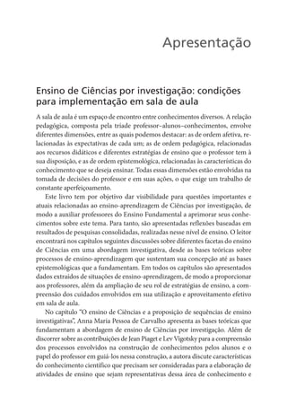 Ensinar Ciências por investigação anna maria pessoa de carvalho | PDF