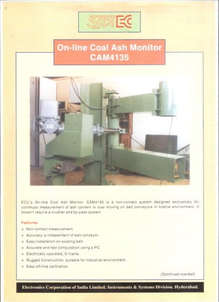 Ecil totem coal ash moisture content monitor | PDF