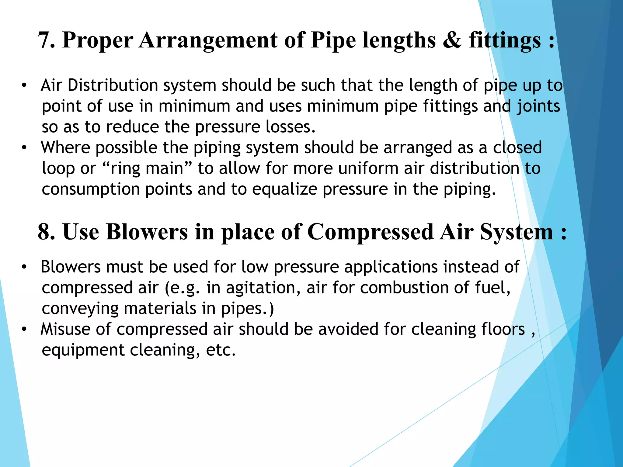 Energy Conservation in Compressed Air System. | PPTX