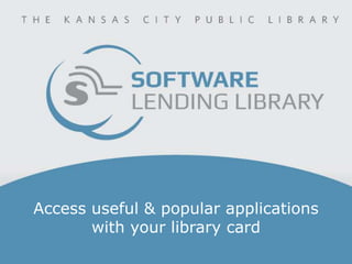 Access useful & popular applications
with your library card
 